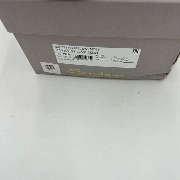 Men's Santoni leather loafers size 7.5 US made in Italy - Picture 5 of 11